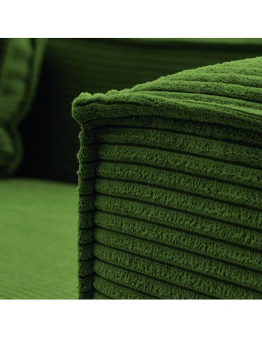 Sofá Pirri pana verde detalle