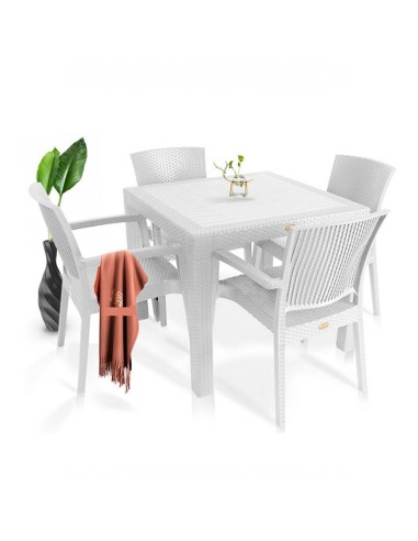 Sillón de Polipropileno blanco 2 Epaminondas