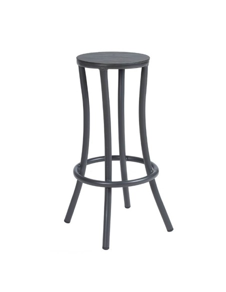 Taburete Dúria compacto ceniza