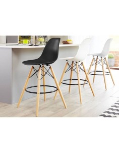 Taburete String W polipropileno blanco 2