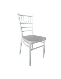 Silla en polipropileno blanco Genova