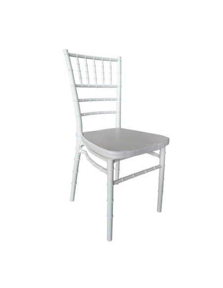 Silla en polipropileno blanco Genova