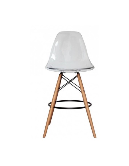 Taburete String T | Elegancia Transparente para Interiores Modernos