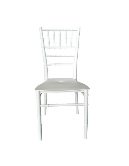 Silla en polipropileno blanco Genova 2
