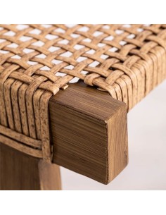 Taburete Warren de mimbre sintético 2