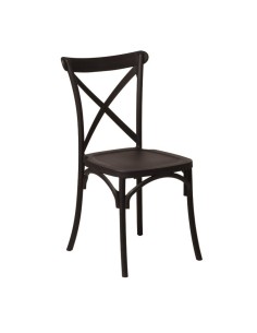 Silla Salom polipropileno negro