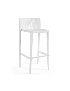 Taburete Cecilia polipropileno blanco