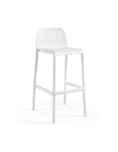 Taburete Beatriz polipropileno blanco