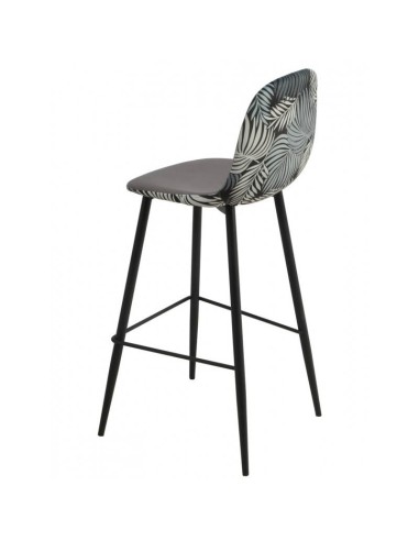 Taburete Anastasia velvet gris