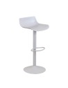 Taburete Edicta polipropileno gris claro