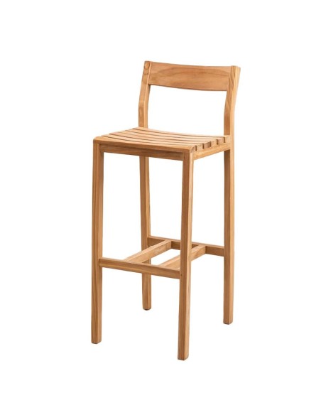 Taburete Diosnelio madera de teka