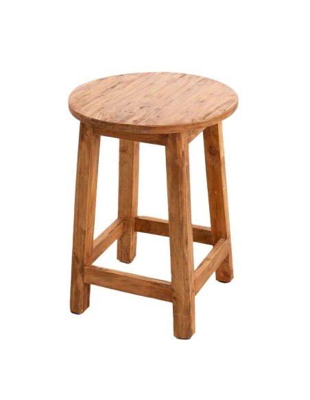 Taburete Doroteo madera reciclada