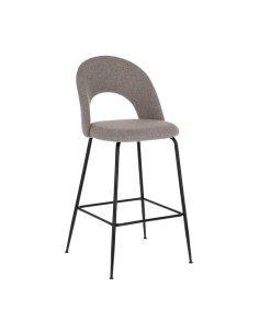 Taburete Arconio tela gris oscuro 2