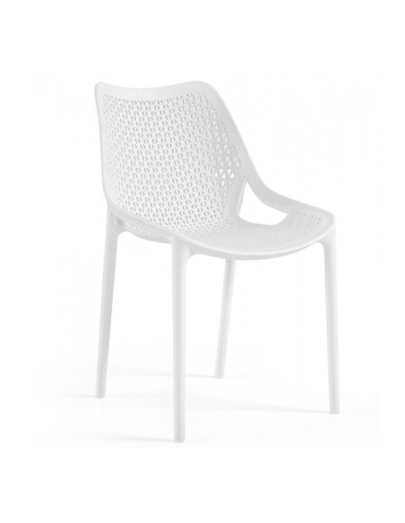 Silla Beatriz de polipropileno Blanco