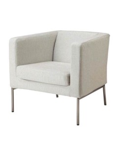 Butaca Lostris tela blanca