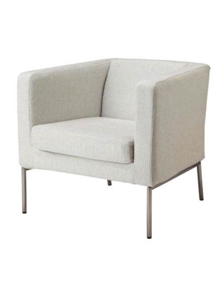 Butaca Lostris tela blanca