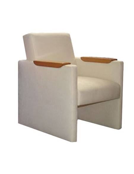 Butaca Tanus 1P polipiel blanco