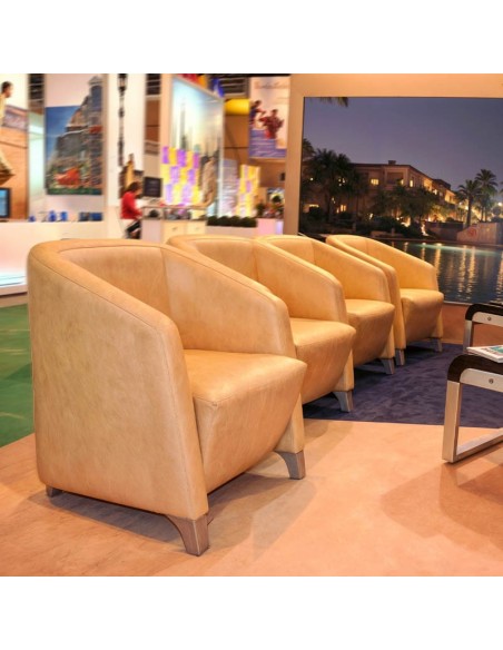 Butaca Brus idonea para salas y despachos