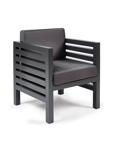 Butaca Río Tampa grafito ideal terrazas