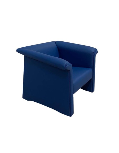 Butaca Wing 1 Plaza tela azul