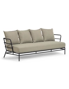 Butaca Esfinge 3 Plaza estructura negra