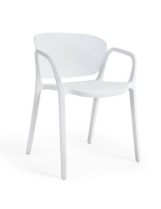 Sillón de inyección en polipropileno negro 1 2