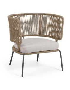 Butaca Bardomiano 1 plaza cuerda beige