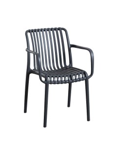 Sillón Euvigis de inyección polipropileno grafito.