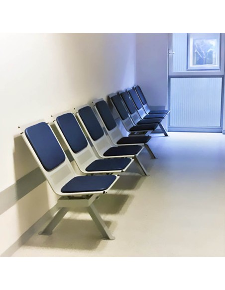 Bancada Pegasus New Confort 2 plazas para hospitales