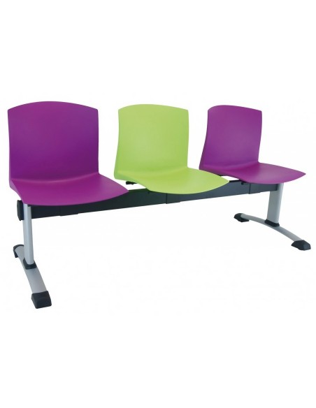 Bancada Togorán 3 plazas ideal salas de espera tiendas