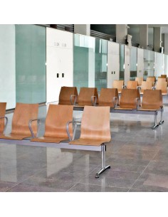 Bancada Berlín New 4 Plazas para zonas publicas 2