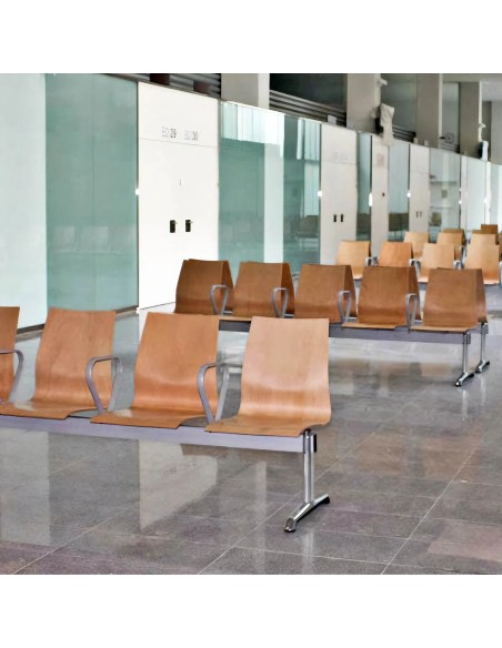 Bancada Berlín New 4P | Comodidad para Espacios Profesionales