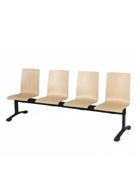 Bancada Berlín New 4 Plazas para zonas publicas