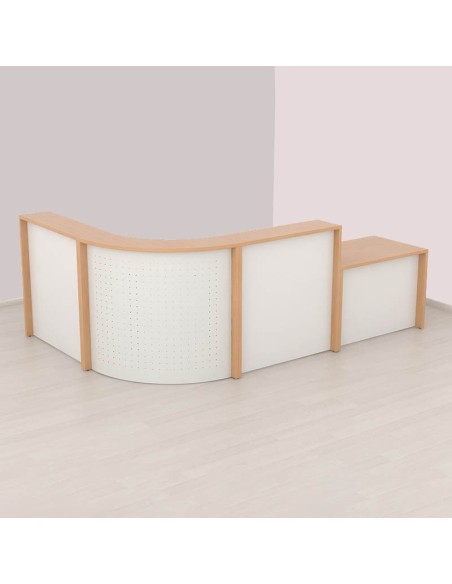 Mostrador Recepción Georgia Monocolor 1060 ideal negocios nuevos