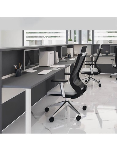 Mostrador Recepción Georgia Monocolor 2060 optimo para empresas