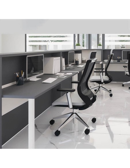 Mostrador Recepción Georgia Bicolor 2060 oficinas