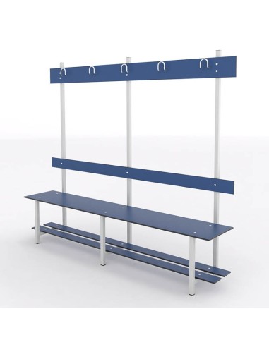 Banco Sencillo Respaldo Perchero y Zapatero Compacto