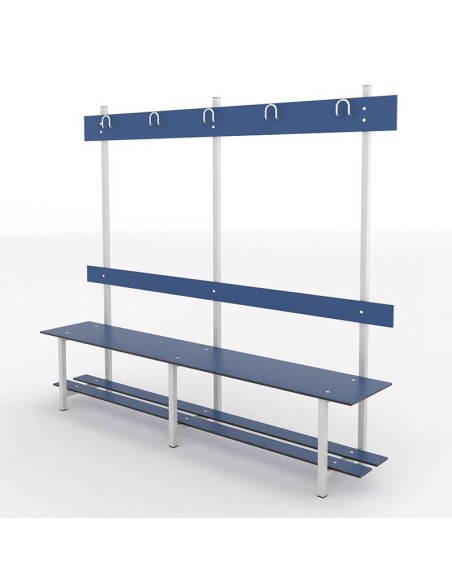 Banco Sencillo Respaldo Perchero y Zapatero Compacto