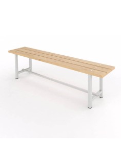 Banco Sencillo Pino ideal vestuarios clásicos 2