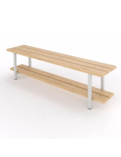 Banco Sencillo Zapatero Pino para gimnasios de lujo 2