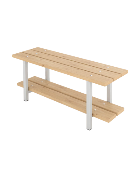 Banco Sencillo Zapatero Pino para gimnasios de lujo