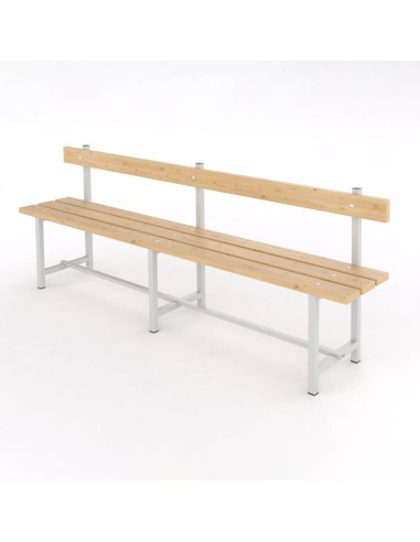Banco Sencillo Zapatero Respaldo y Perchero Pino
