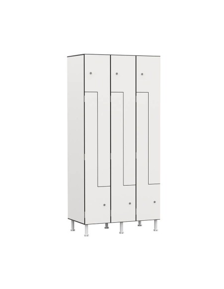 Taquilla 2 puertas en ''L'' Compacto / Compacto para residencias