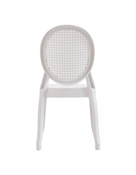 Silla Felicia en polipropileno blanco 3