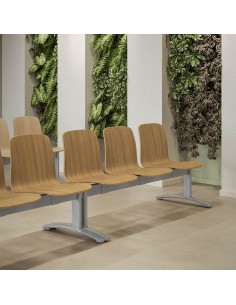 Bancada Lambada  4P en madera 2