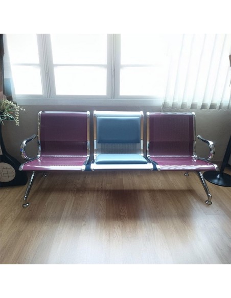 Bancada Easy Confort 3P | Asientos Elegantes y Duraderos para Salas de Espera