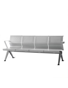 Bancada Arizona 4P | Versátil y Elegante para Áreas de Espera