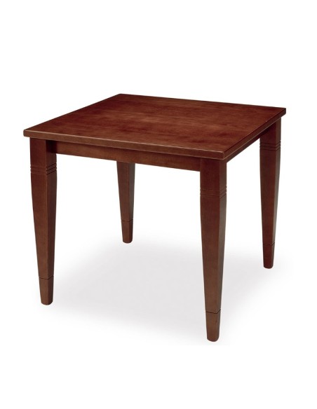 Mesa Codic | Elegancia Vintage en Madera de Haya con Acabado en Nogal