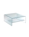 Mesa Chuma mesa auxiliar de cristal