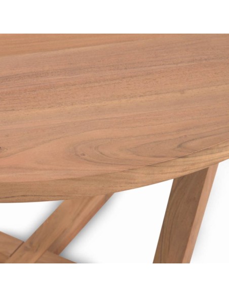 Mesa Hailey de madera detalle